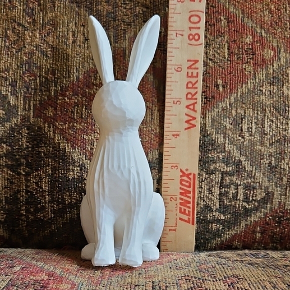 Other - White Ceramic Rabbit Figurine Home Art Decor